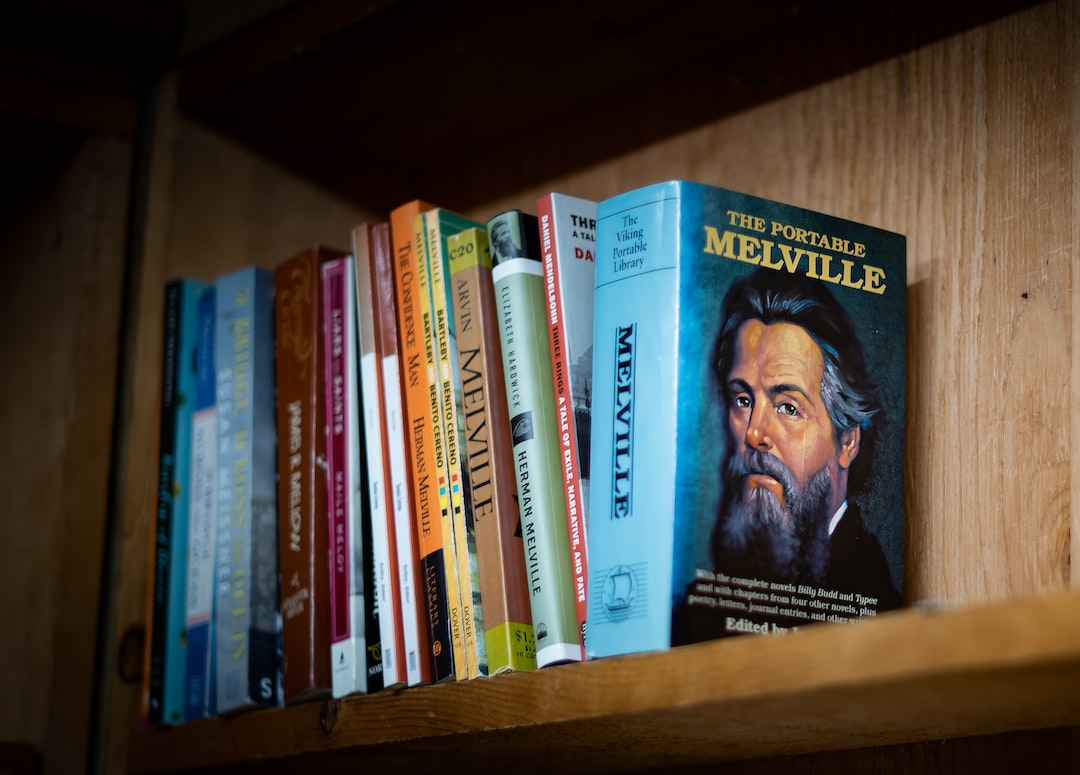 a group of books on a shelf