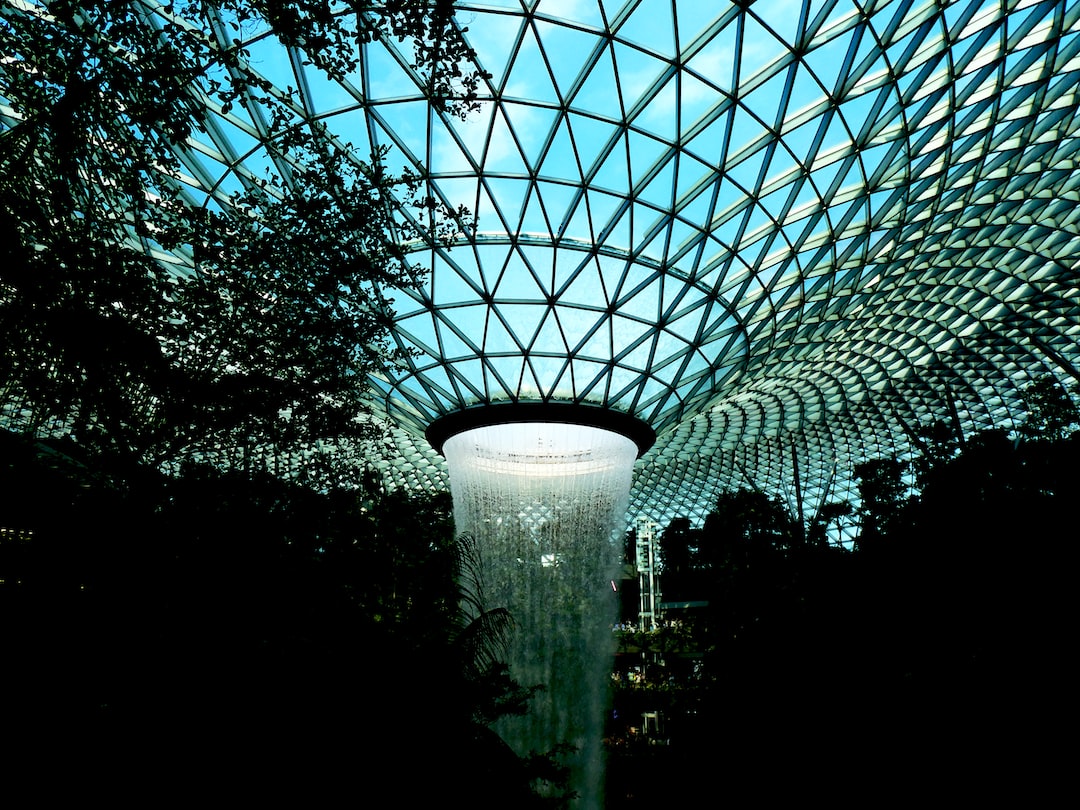 grayscale photo of water fountain