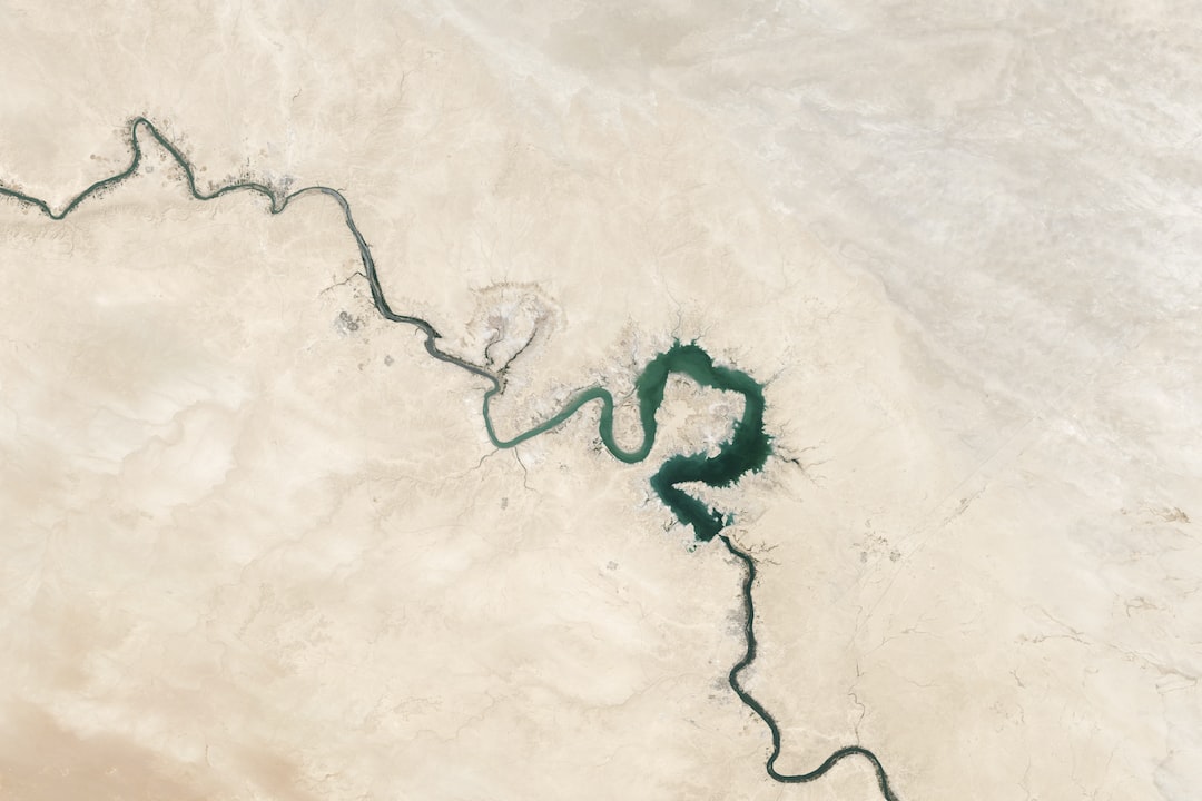Satellite image of river