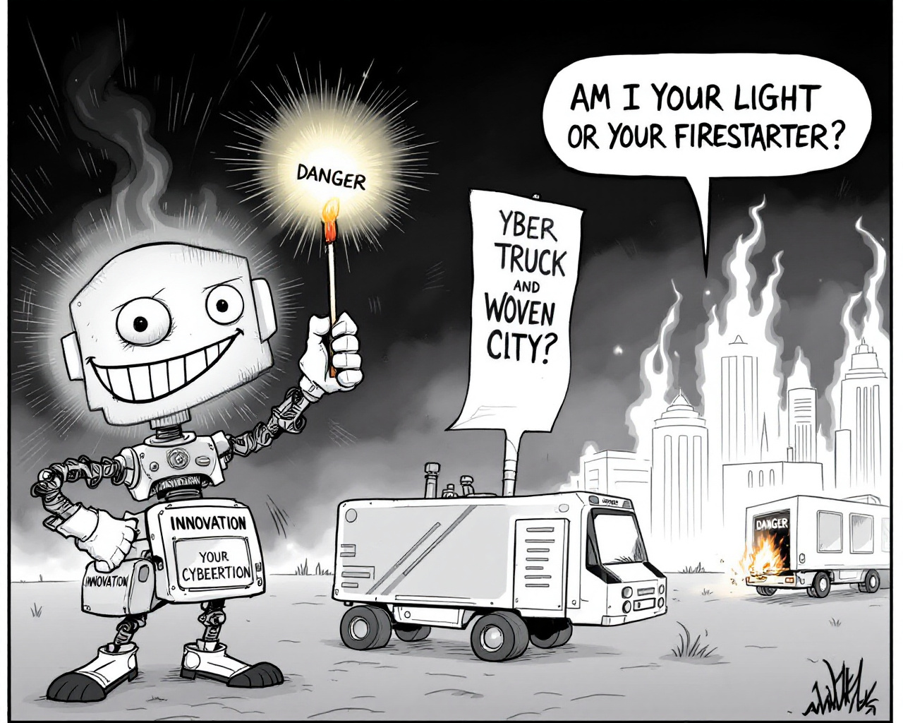 Quand la Technologie S'Enflamme : Entre Innovation et Incident