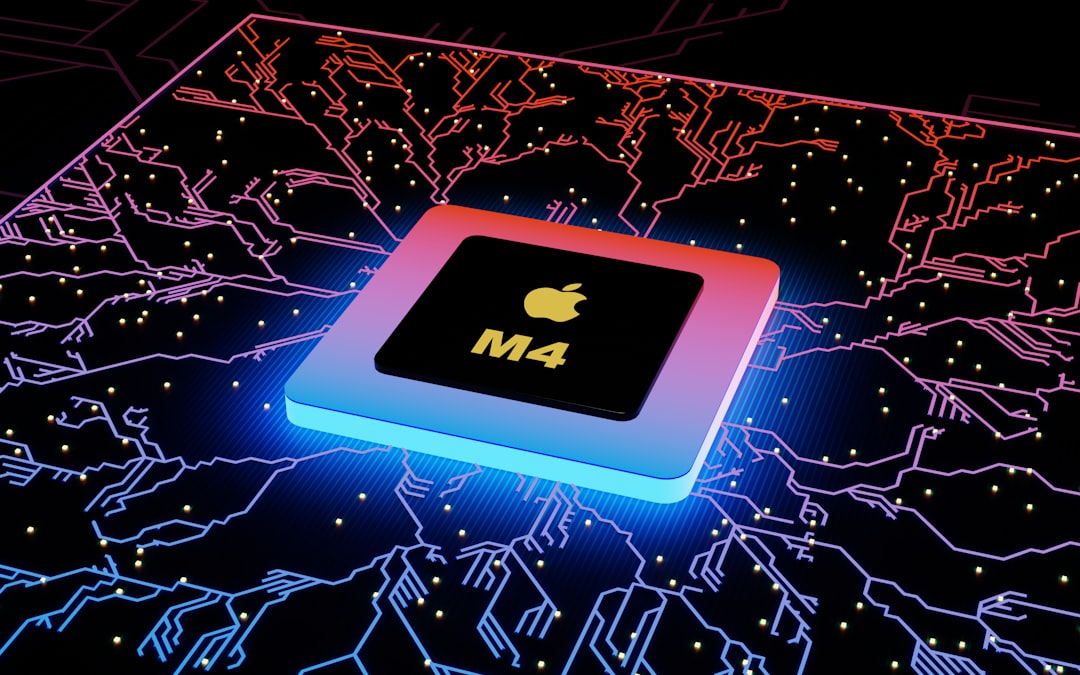 an apple m4 processor on a circuit board
