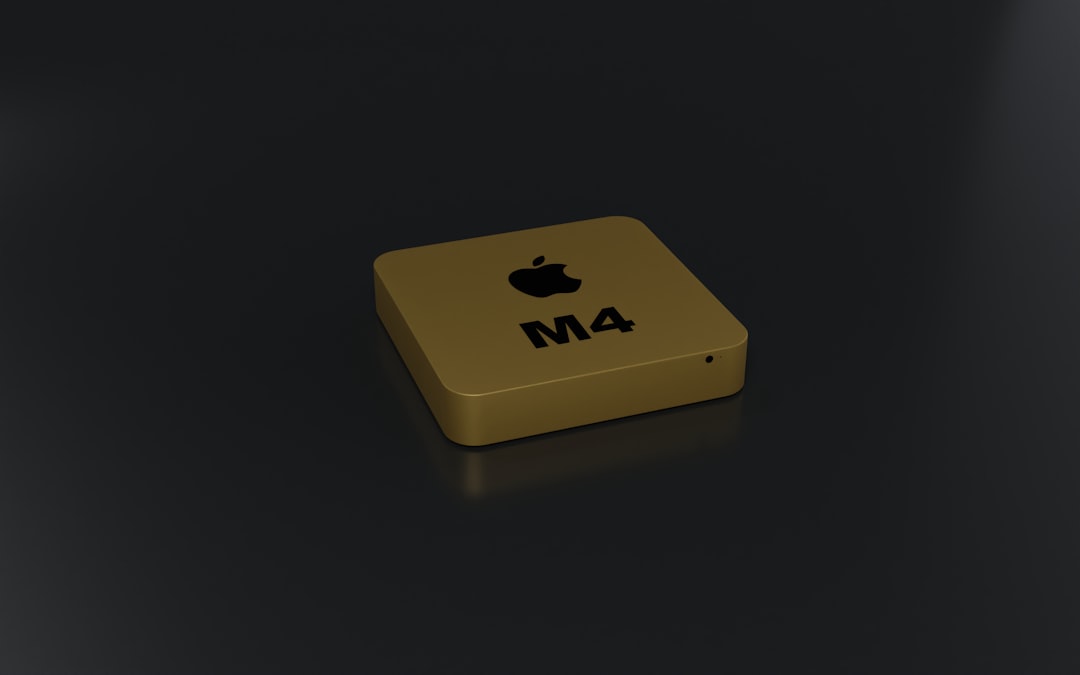 an apple logo is shown on a computer keyboard