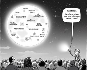 L’ombre des lunes numériques : cycles, illusions et vacarme de la tech moderne