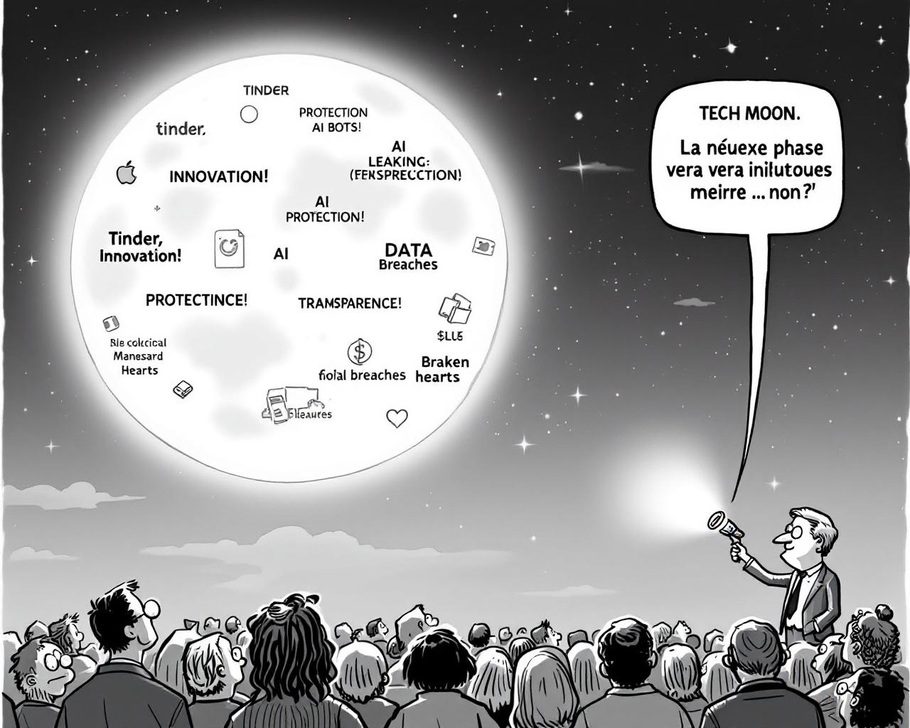 L’ombre des lunes numériques : cycles, illusions et vacarme de la tech moderne