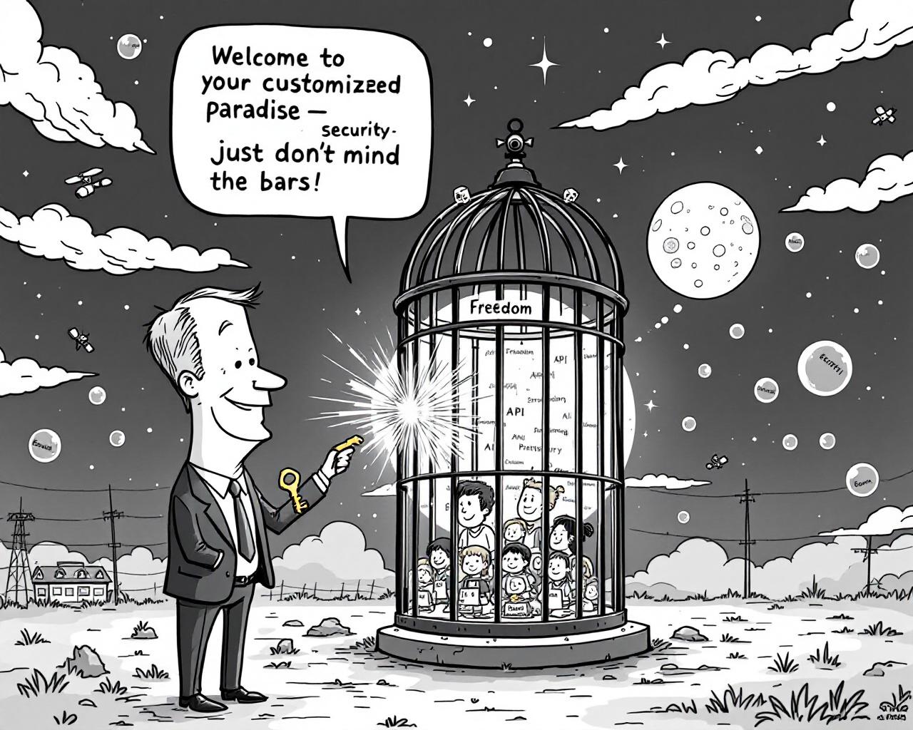 L’âge des cages dorées : la tech s’ouvre, mais à clé sécurisée