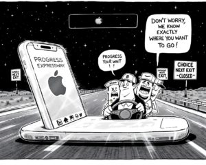 Entre le génie du progrès et le formatage algorithmique : l’homme dans la cage en verre