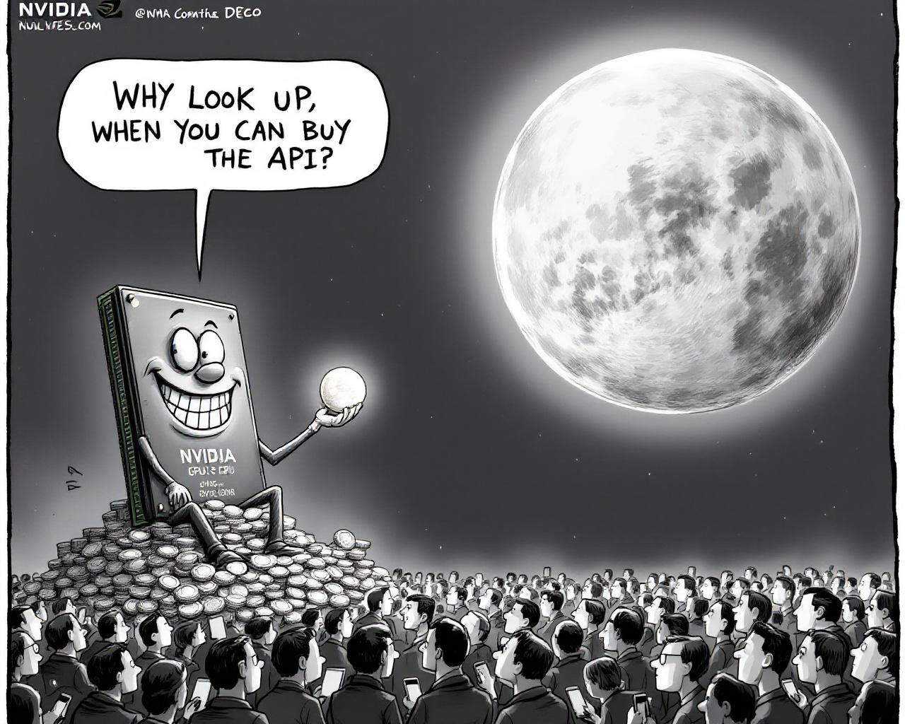 Lune, GPU et pixels : la danse cybernétique de nos nuits connectées