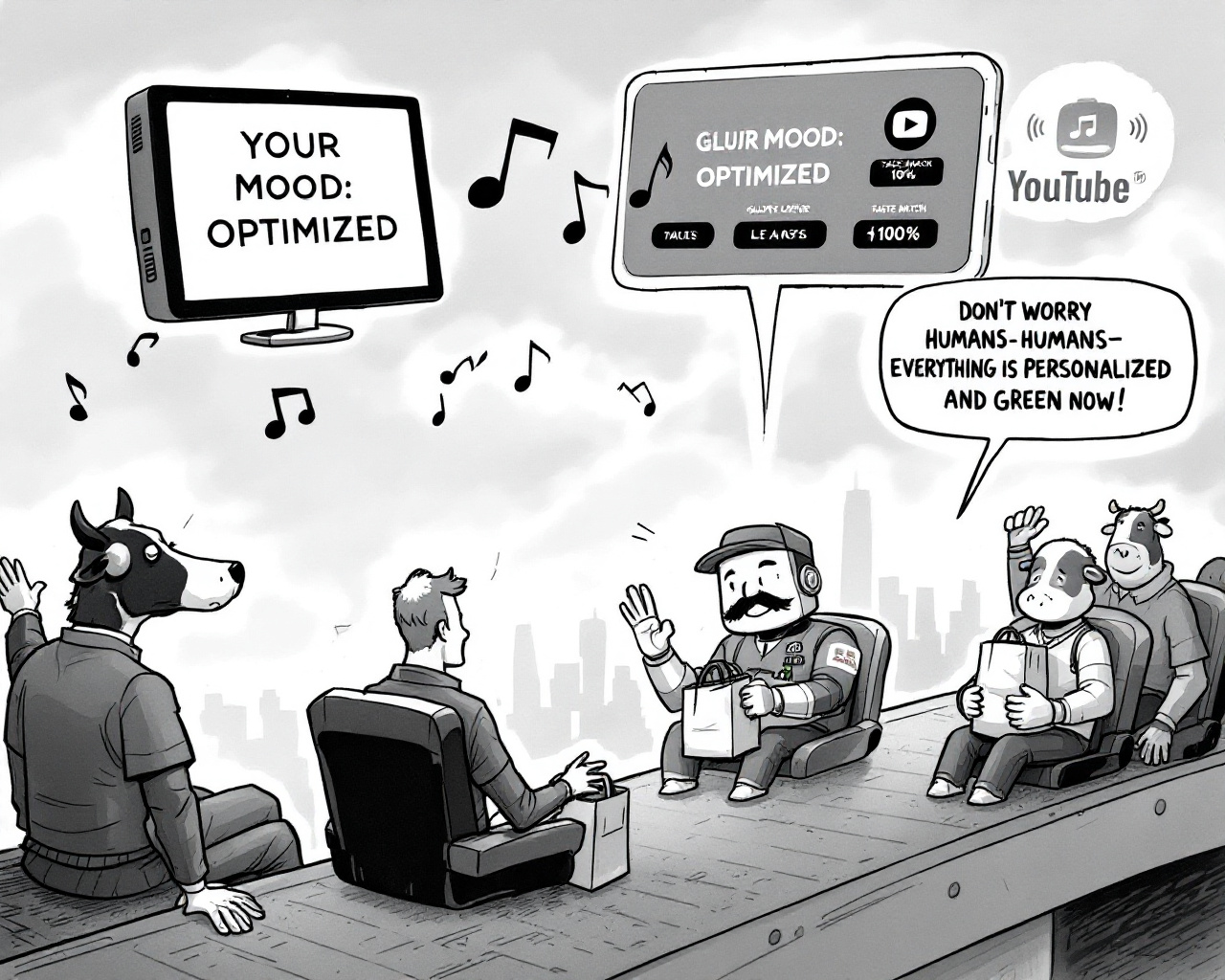 Faux cuir, vrais robots et playlists sans frontières : la vie, mode « automatique »