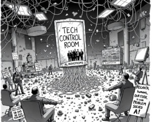 Quand l’algorithme bug, l’humain trinque (et vice-versa) : l’ère de la technologie clownesque