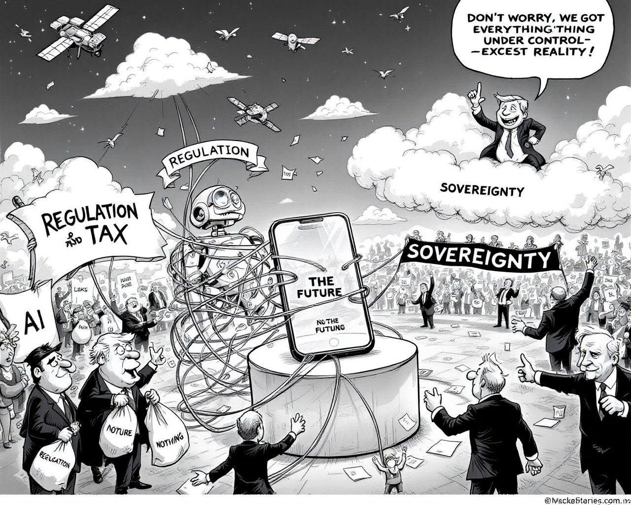 Des milliards dans le néant, la souveraineté sur orbite et l’IA en zone floue : la tech qui se débat