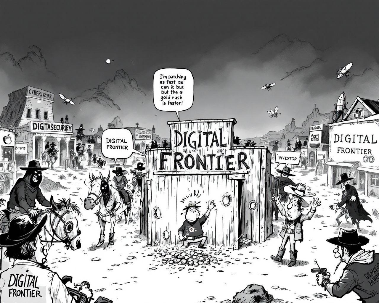 Balles perdues et orbites folles : quand la spéculation IA, les pirates et l’ultra-logistique se donnent la main