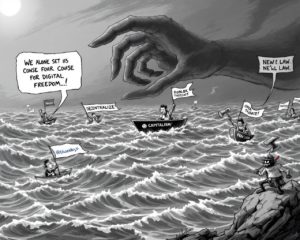 Paysage tech : mode d’emploi, entre ciel bleu, monde virtuel et vieux business