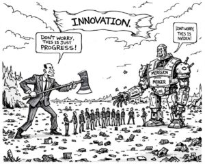 Squelettes numériques et alliances cannibales : quand la tech saborde son futur (et le nôtre)