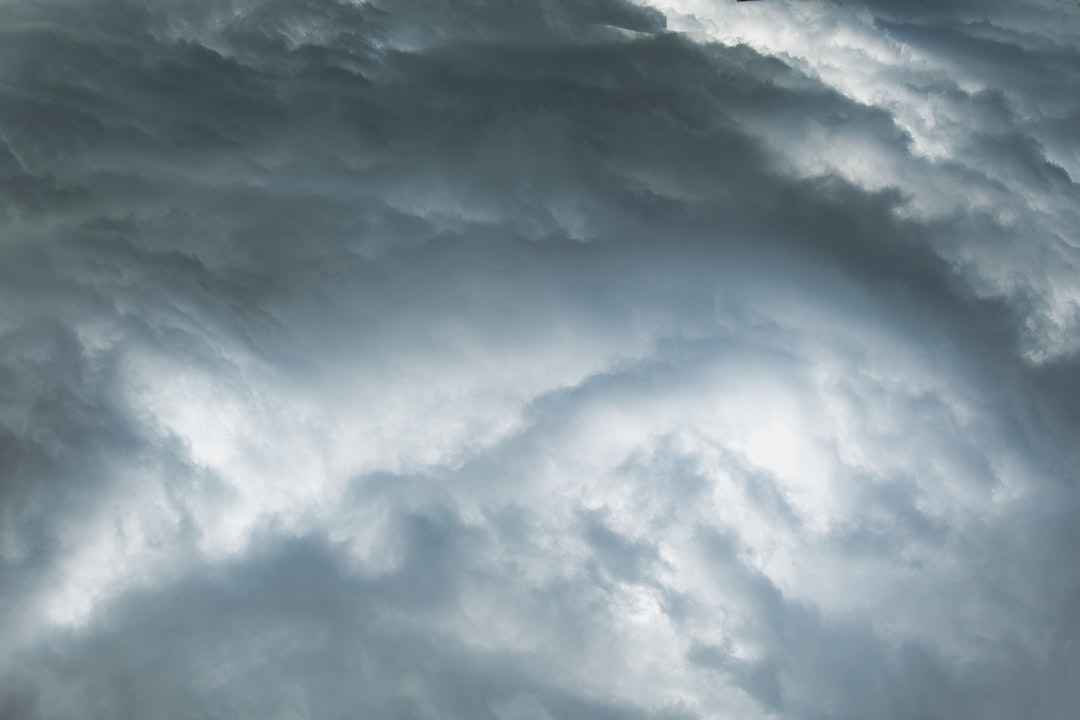a cloudy sky with light clouds