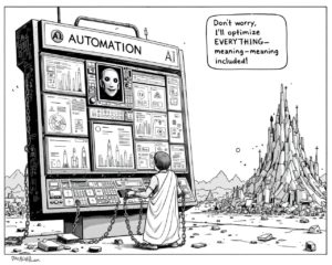 L’IA, le plasma, l’ombre et la lumière : chronique acide d’une automatisation sans orbite fixe