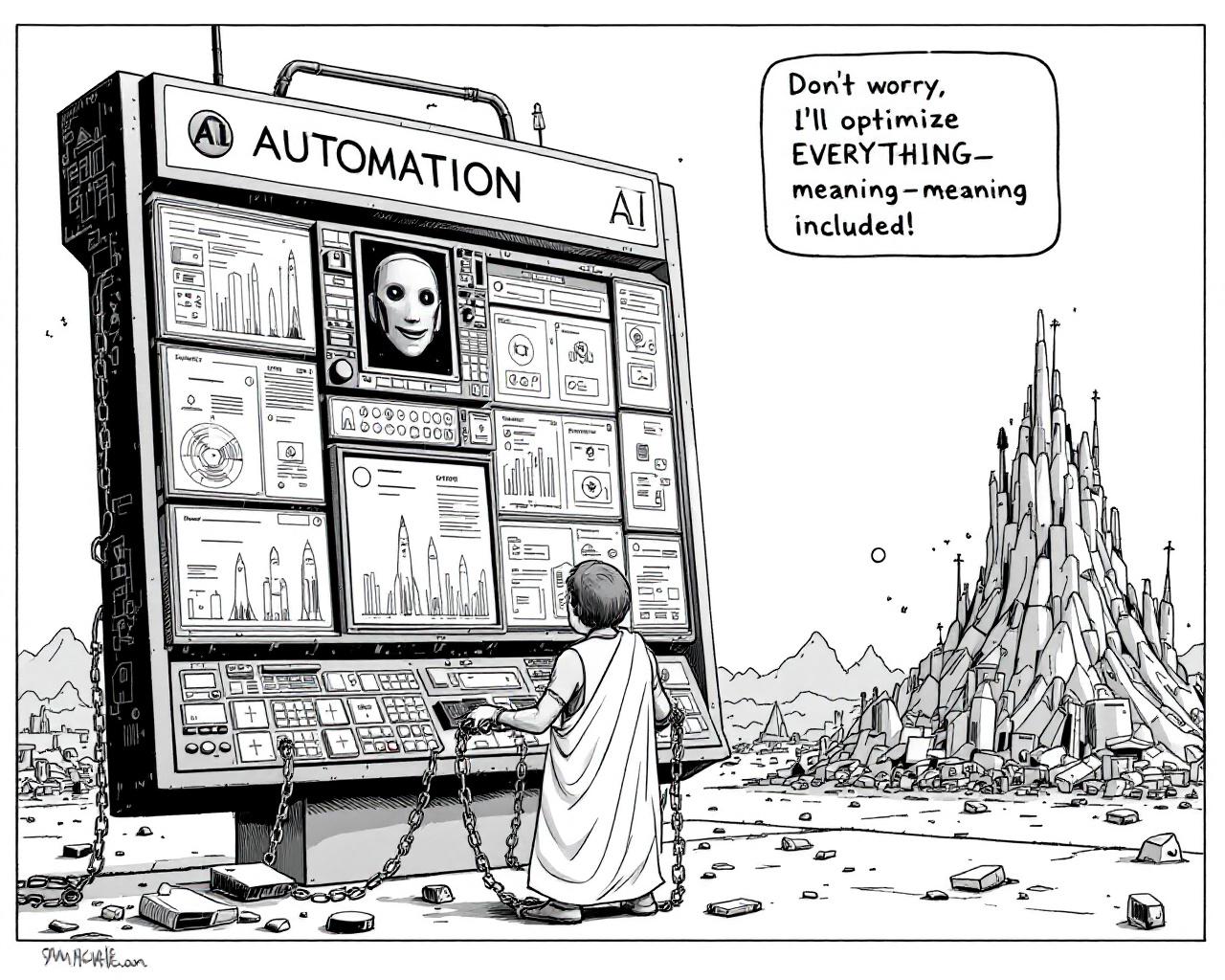 L’IA, le plasma, l’ombre et la lumière : chronique acide d’une automatisation sans orbite fixe