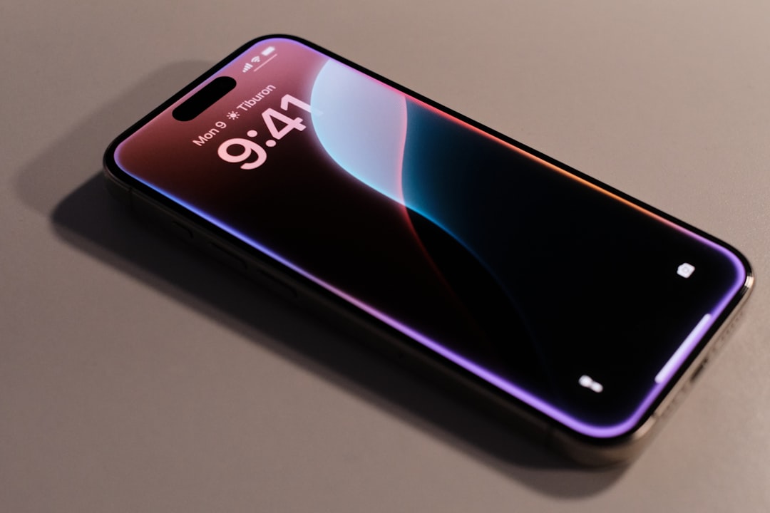 A close up of a cell phone on a table