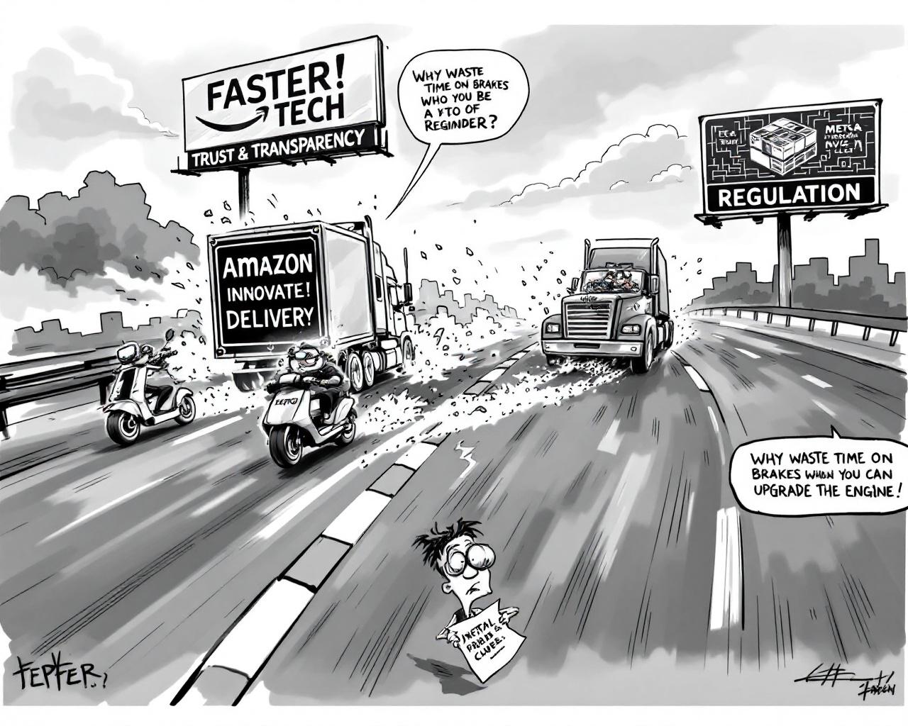 Code qui clignote, data qui déborde : la tech en mode livraison express, assurance non comprise