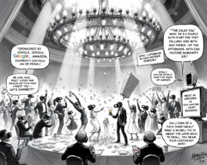 Quand la Tech se Parodie Elle-Même : IA, Bal des Milliardaires et Drames de la Rencontre Numérique