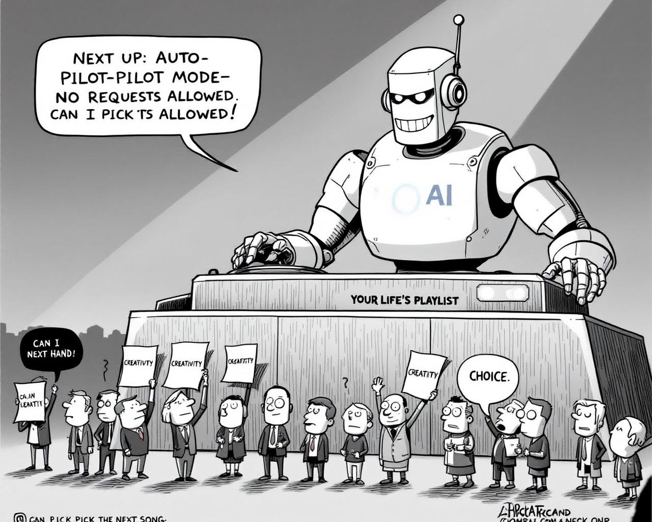 IA-tout-faire : la société du service auto-magique, ou la playlist de nos renoncements ?