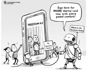 Du nuage de pixels à la chaîne d’aliénation : la grande illusion du progrès connecté