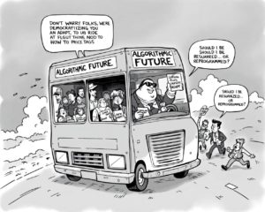 Boum industriel, illusions d’autonomie et petits caractères : la grande foire algorithmique