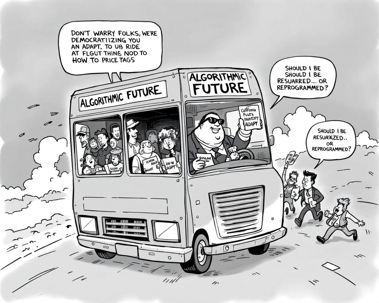 Boum industriel, illusions d’autonomie et petits caractères : la grande foire algorithmique