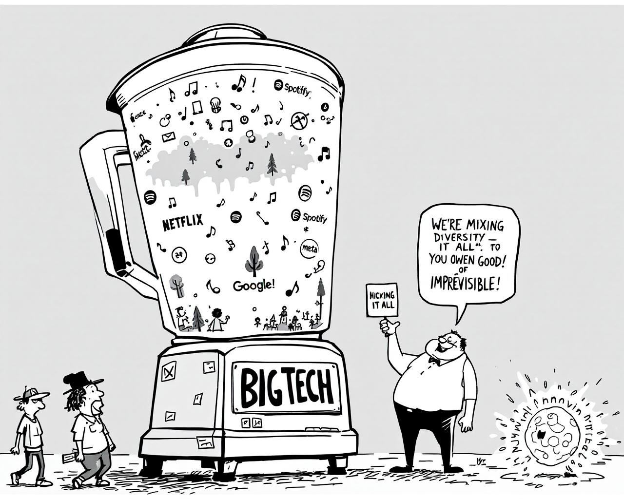 Netflix, Spotify, Big Tech : la grande tambouille du contrôle numérique