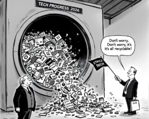 Chaises musicales, bugs à la chaîne et cachemires bidouillés : bienvenue dans la lessiveuse tech éthique !