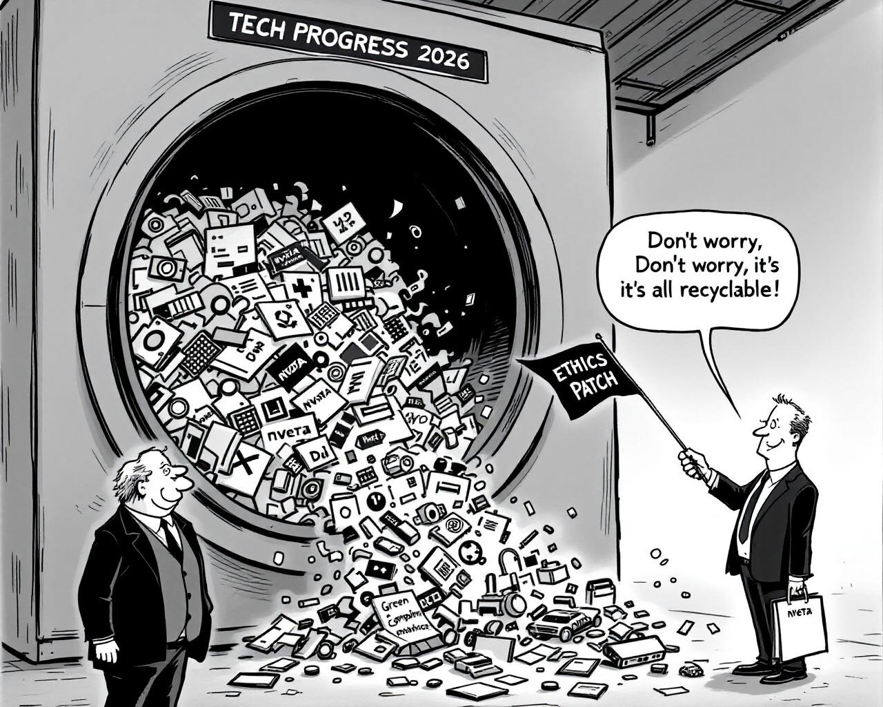 Chaises musicales, bugs à la chaîne et cachemires bidouillés : bienvenue dans la lessiveuse tech éthique !