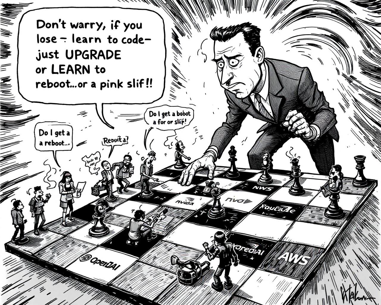 Des Algorithmes, des Empires et des Pions : bienvenue dans le grand bal des mutations tech