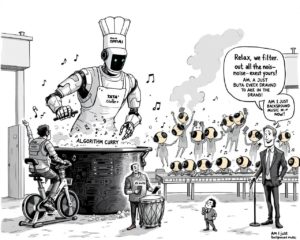 Partition mondialisée et dictée automatique : la grande ruche des IAs vrombit