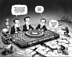 Disruption XXL : quand la hype connecte l’IA, les robinets à cash et les bugs sans fin