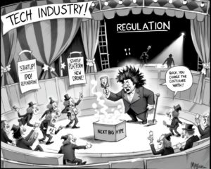 Startups sur orbite, plateformes sur pause : la tech jongle entre fuite en avant et retour au bercail