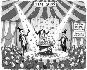 Tech : la comédie des illusions, des promesses et du cash facile