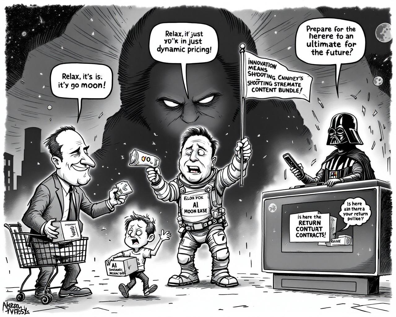 Du panier Amazon au streaming lunaire : qui tire vraiment les ficelles du progrès ?