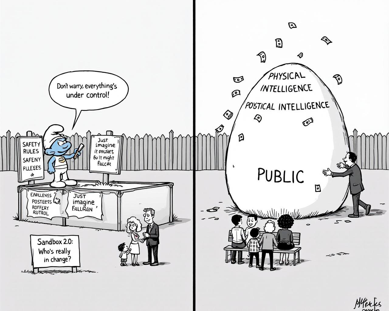 Du bleu pastel au métal froid : quand l’IA veut rassurer pendant que les robots bluffent