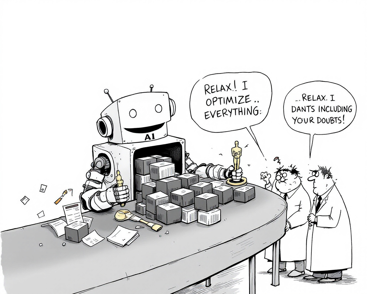 Quand l’IA panse, pense et empoche : la comédie humaine en mode algorithme