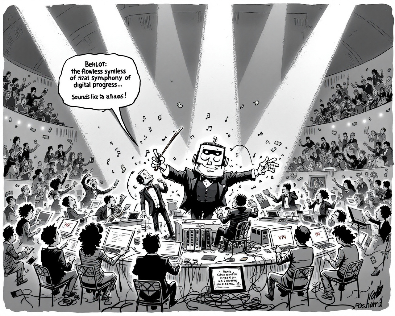 La grande symphonie du chaos numérique : de la fusion à l&rsquo;illusion