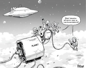 Innovation galactique ou future à sec ? Quand la tech s’électrise (et se rêve refroidie)