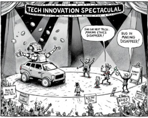 Robotaxis, remix et IA hors piste : bienvenue dans la tech sans permis… mais pleine de passagers !