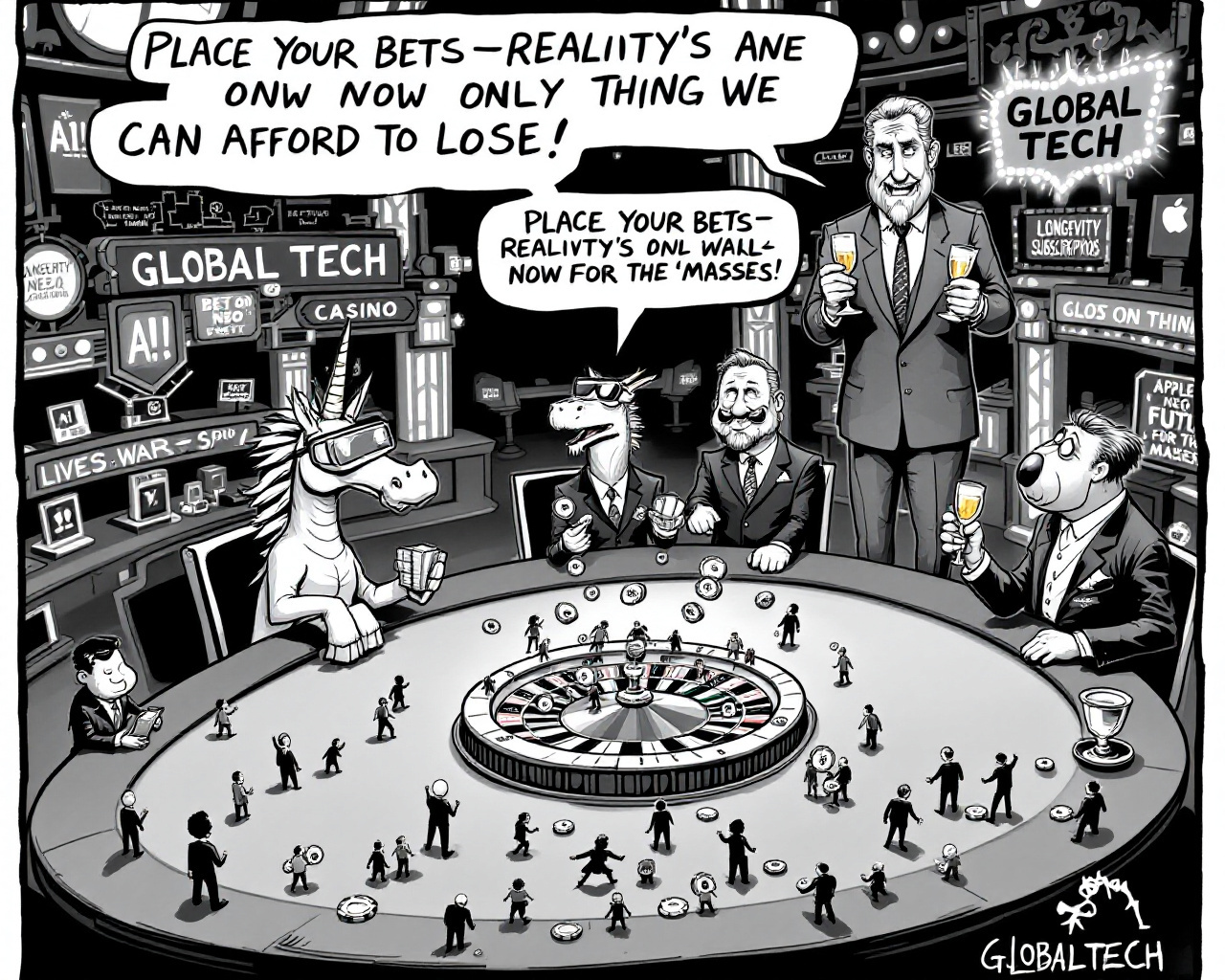 Casinos, Licornes, et Immortels : la techno-mondialisation à bout de souffle