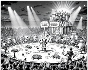 Robots, Crabes et Licenciements : l’illusion du progrès (et la réalité des lames)